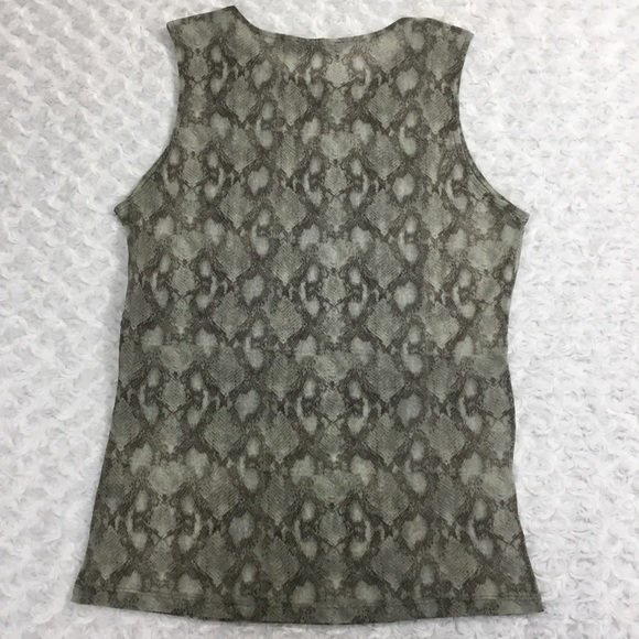 The Limited Animal Print Sleeveless Top L - Picture 4 of 8